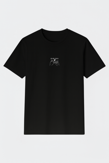 Bonded in Shadows Embroidered Tee